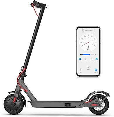 Hiboy S2 Electric Scooter - 8.5" Solid Tires - Up to 17 Miles Long-Range & 19 MPH Portable Folding Commuting Scooter for A...