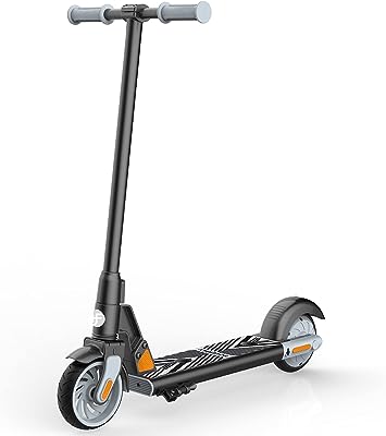 Hoverfly GKS Electric Scooter for Kids Age 6-12, Max 6.5km and 12km/h by 150w Motor, 6" Solid Rubber Wheels and UL2272 Cer...