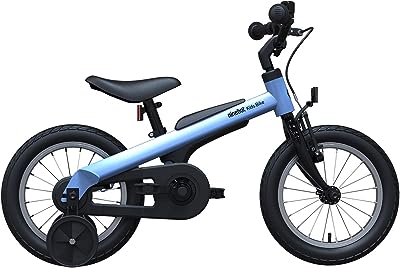 Segway Ninebot Kid’s Bike for Boys and Girls, 14 inch with Training Wheels, Blue