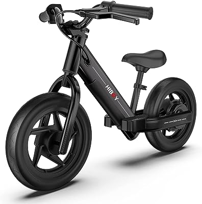 Hiboy BK1 Electric Bike for Kids Ages 3-5 Years Old, 24V 100W Electric Balance Bike with 12 inch Inflatable Tire and Adjus...